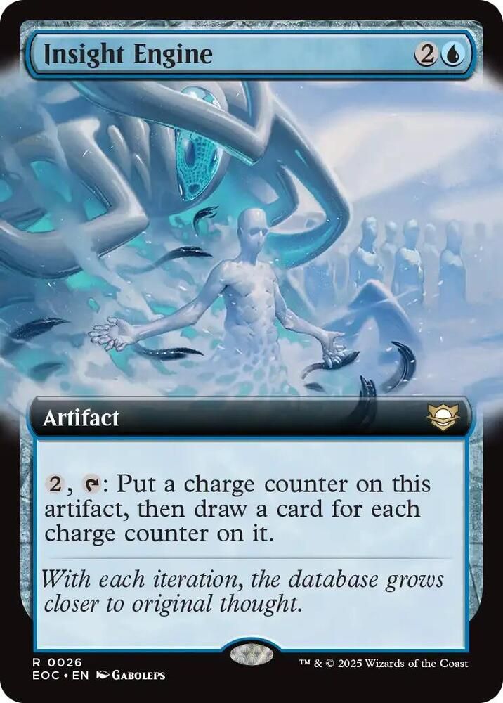 SJ Insight Engine (Extended Art) - Commander: Edge of Eternities (EOC) Commander: Edge of Eternities