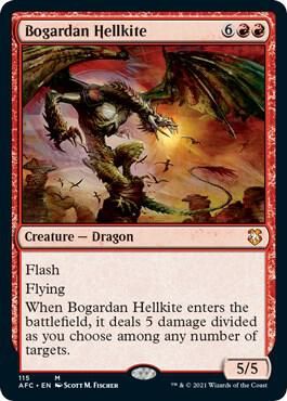 SJ Bogardan Hellkite - Commander: Adventures in the Forgotten Realms (AFC) Commander: Adventures in the Forgotten Realms
