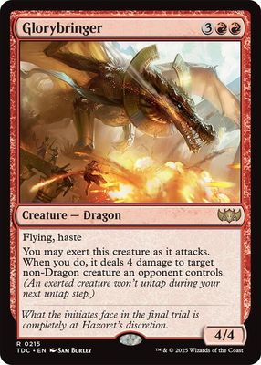 SJ Glorybringer - Commander: Tarkir: Dragonstorm (TDC) Commander: Tarkir: Dragonstorm