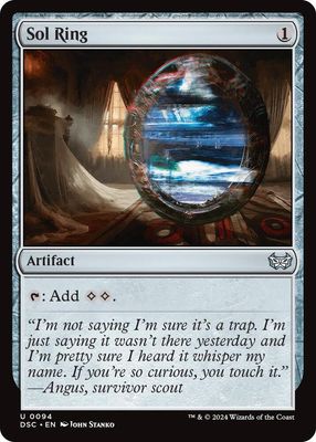 SJ Sol Ring - Commander: Duskmourn: House of Horror (DSC) Commander: Duskmourn: House of Horror