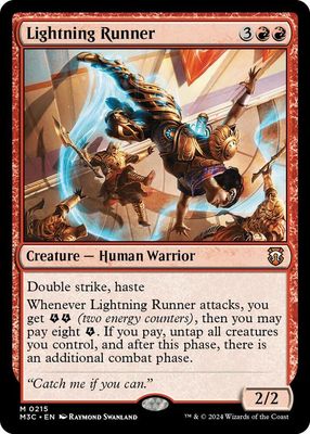 SJ Lightning Runner - Commander: Modern Horizons 3 (M3C) Commander: Modern Horizons 3