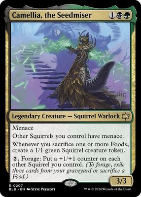 SJ Camellia, the Seedmiser - Promo Pack: Bloomburrow (PPBLB) Promo Pack: Bloomburrow Foil