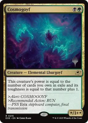 SJ Cosmogoyf - Promo Pack: Edge of Eternities (PPEOE) Promo Pack: Edge of Eternities Foil