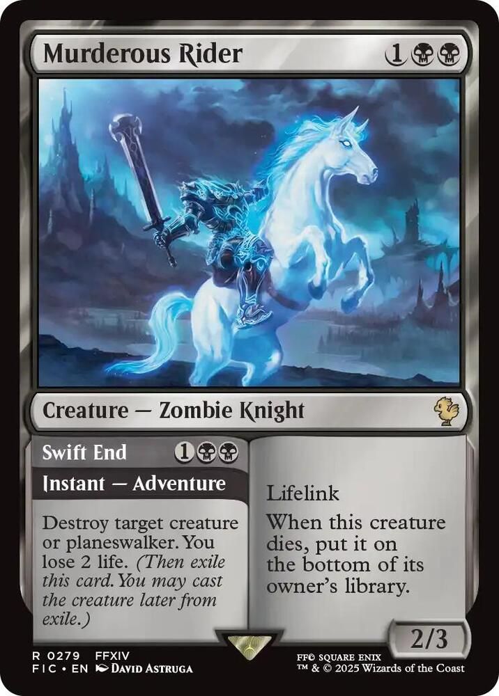 SJ Murderous Rider - Commander: FINAL FANTASY (FIC) Commander: FINAL FANTASY