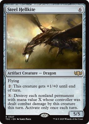 SJ Steel Hellkite - Commander: Tarkir: Dragonstorm (TDC) Commander: Tarkir: Dragonstorm