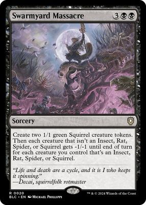 SJ Swarmyard Massacre - Commander: Bloomburrow (BLC) Commander: Bloomburrow