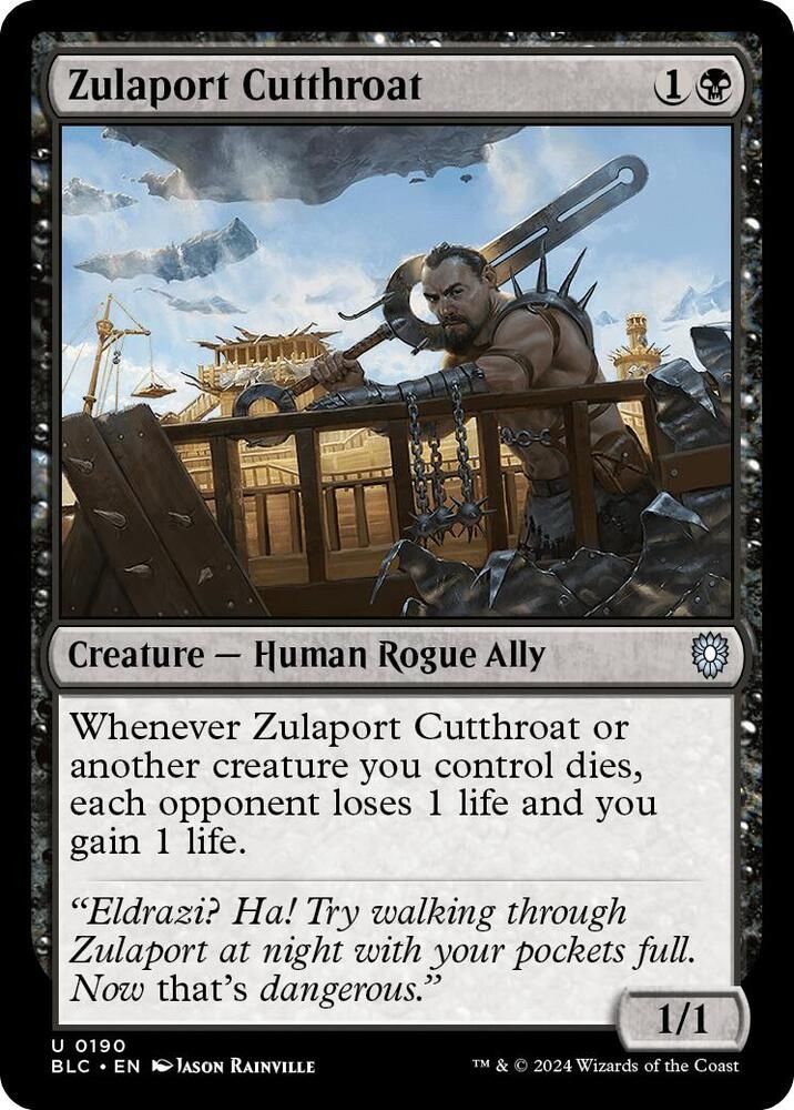 SJ Zulaport Cutthroat - Commander: Bloomburrow (BLC) Commander: Bloomburrow