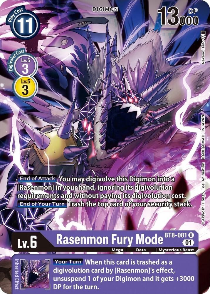 SJ Rasenmon Fury Mode - New Awakening (BT08) New Awakening