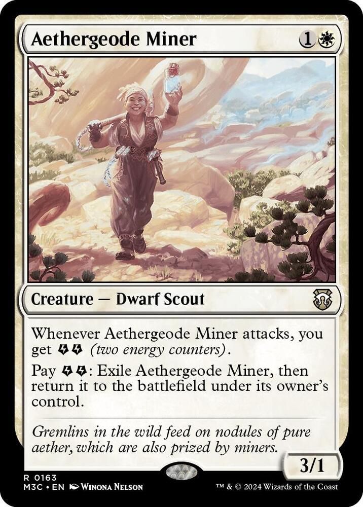 SJ Aethergeode Miner - Commander: Modern Horizons 3 (M3C) Commander: Modern Horizons 3