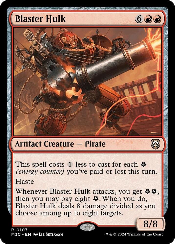 SJ Blaster Hulk - Commander: Modern Horizons 3 (M3C) Commander: Modern Horizons 3
