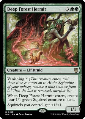 SJ Deep Forest Hermit - Commander: Bloomburrow (BLC) Commander: Bloomburrow