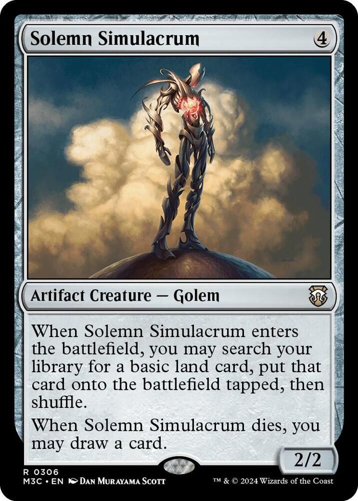 SJ Solemn Simulacrum - Commander: Modern Horizons 3 (M3C) Commander: Modern Horizons 3