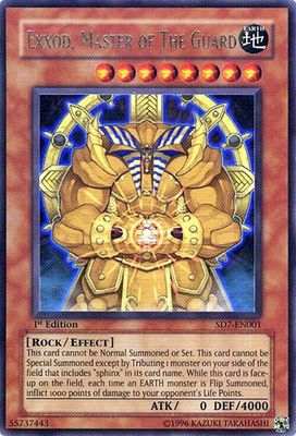 SJ Exxod, Master of the Guard - Structure Deck: Invincible Fortress Structure Deck: Invincible Fortress Ultra