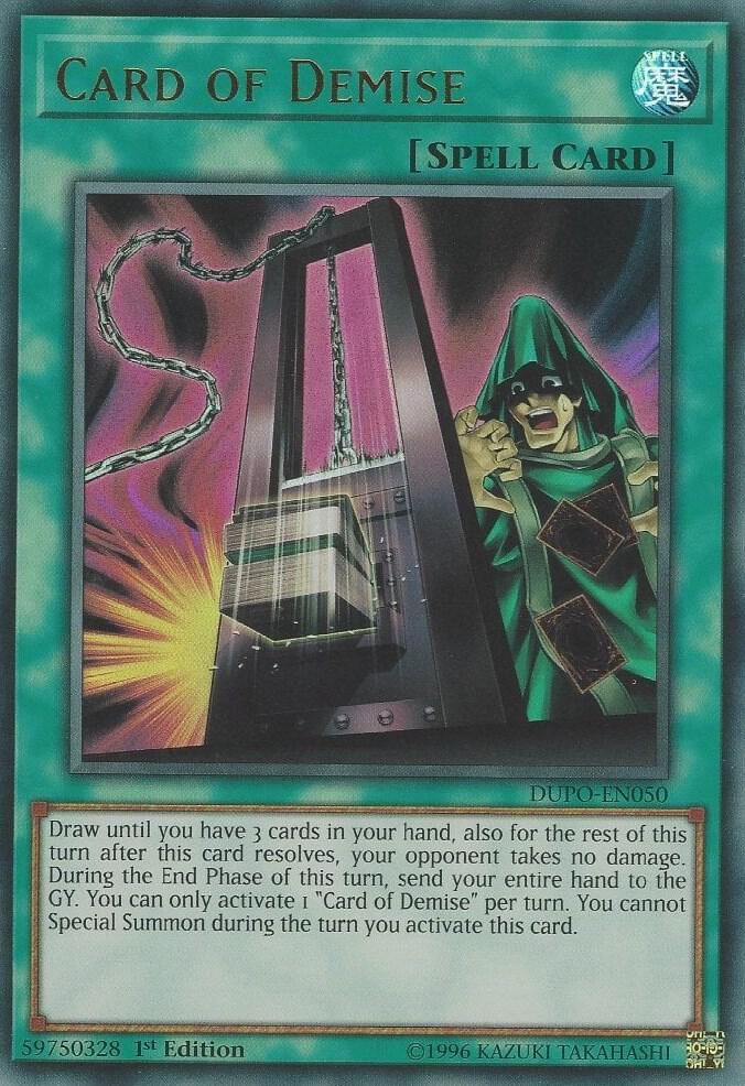 SJ Card of Demise - Duel Power (DUPO) Duel Power Ultra