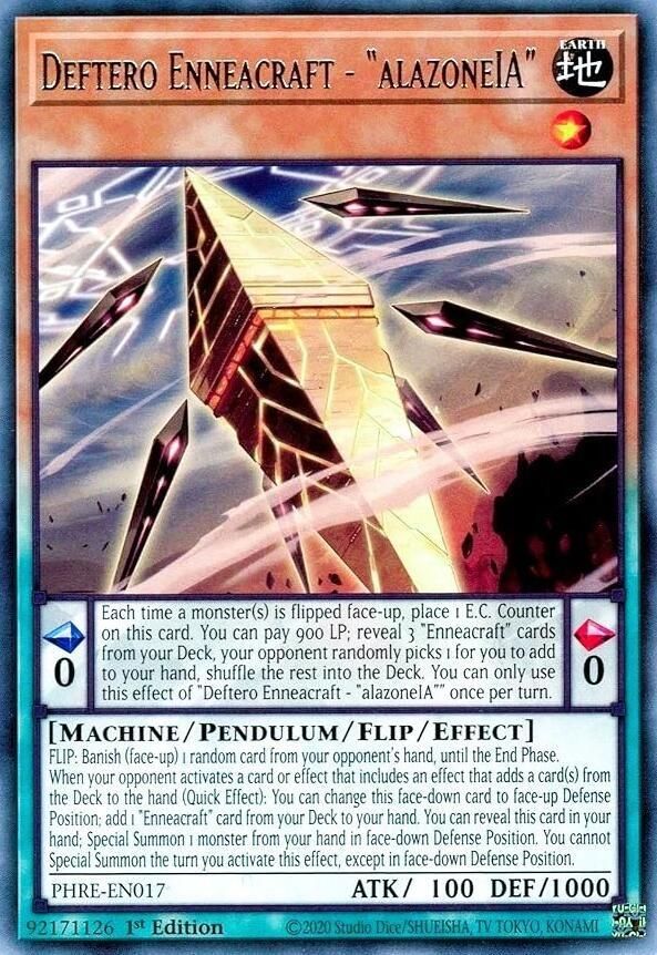 SJ Deftero Enneacraft - "alazoneIA" - Phantom Revenge (PHRE) Phantom Revenge Rare