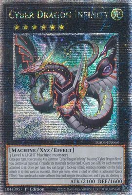 SJ Cyber Dragon Infinity (Alternate Art) (Quarter Century Secret Rare) - Quarter Century Stampede Quarter Century Stampede