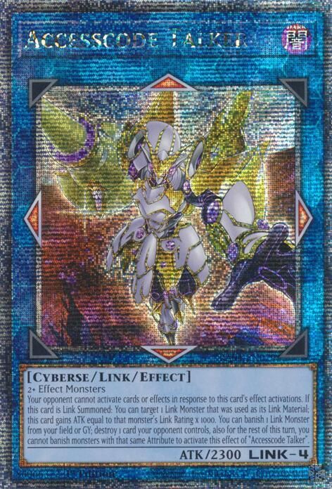 SJ Accesscode Talker (New Art) (Quarter Century Secret Rare) - Quarter Century Stampede Quarter Century Stampede