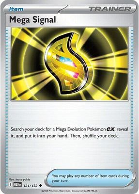 SJ Mega Signal - 121/132 - ME01: Mega Evolution (MEG) ME01: Mega Evolution Foil