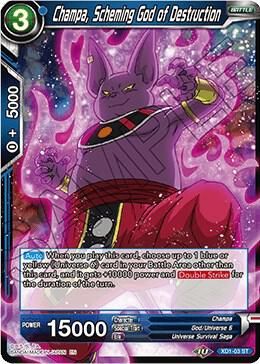 SJ Champa, Scheming God of Destruction - Assault of the Saiyans (DBS-B07) Assault of the Saiyans Foil