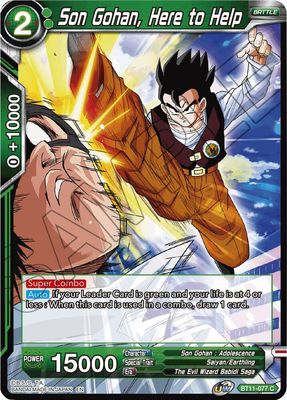 SJ Son Gohan, Here to Help - Vermilion Bloodline (DBS-B11) Vermilion Bloodline Foil