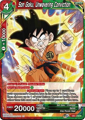 SJ Son Goku, Unwavering Conviction - Draft Box 06 - Giant Force (DB3) Draft Box 06 - Giant Force Foil