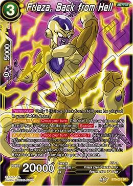 SJ Frieza, Back from Hell - Miraculous Revival (DBS-B05) Miraculous Revival Foil