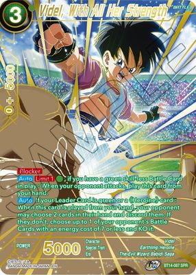 SJ Videl, With All Her Strength (SPR) - Cross Spirits (DBS-B14) Cross Spirits Super