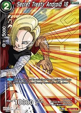 SJ Secret Treaty Android 18 - World Martial Arts Tournament (DBS-TB02) World Martial Arts Tournament Foil