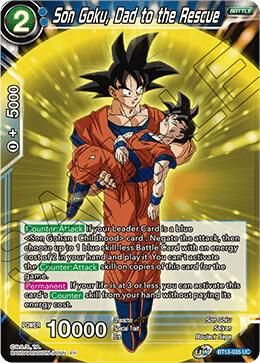 SJ Son Goku, Dad to the Rescue - Supreme Rivalry (DBS-B13) Supreme Rivalry Foil