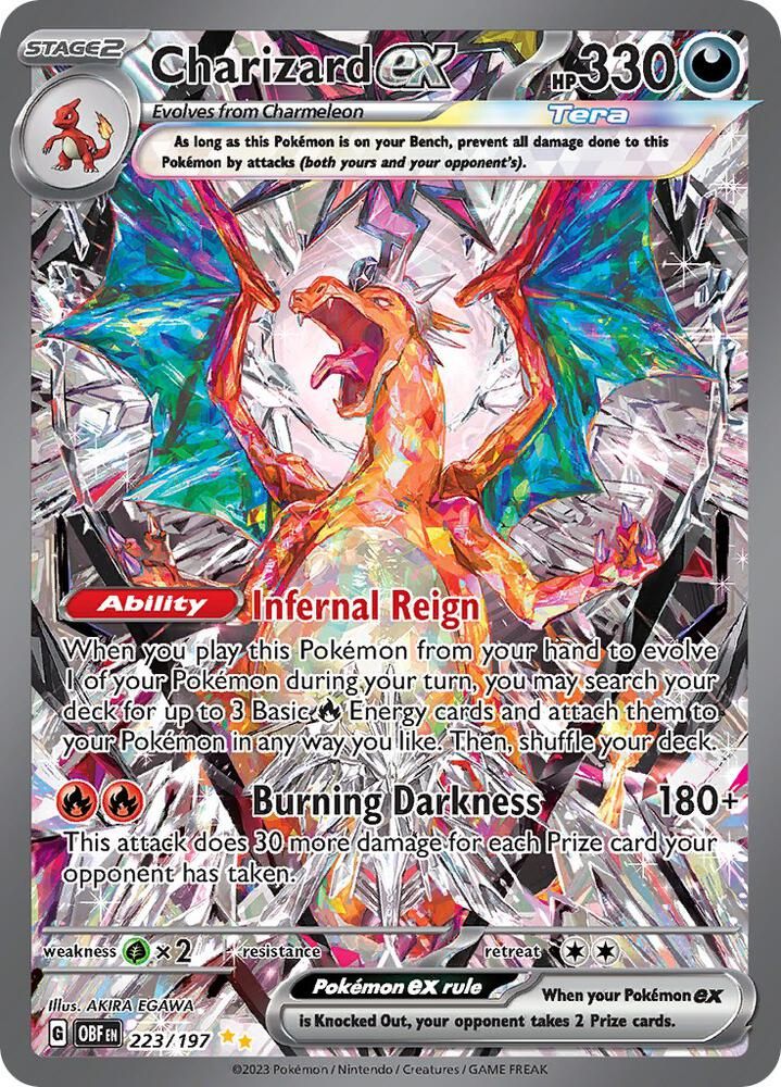 SJ Charizard ex - 223/197 - SV03: Obsidian Flames (OBF) SV03: Obsidian Flame