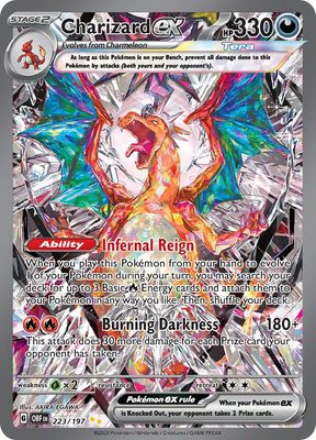 SJ Charizard ex - 223/197 - SV03: Obsidian Flames (OBF) SV03: Obsidian Flame