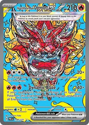 SJ Hearthflame Mask Ogerpon ex - 148/131 - SV: Prismatic Evolutions (PRE) SV: Prismatic Evolutions