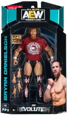 SH10 Bryan Danielson Figura All Elite AEW Revolution Luchador Figura