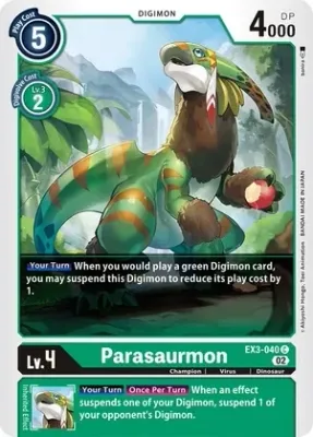 SJ Parasaurmon - Draconic Roar (EX03) Draconic Roar