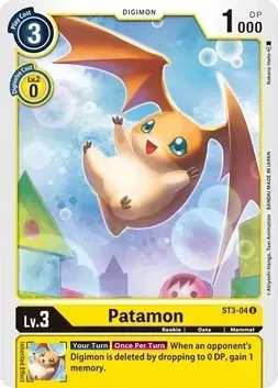 Patamon - Starter Deck 03: Heaven's Yellow (ST-3) Starter Deck 03: Heaven's Yellow Foil
