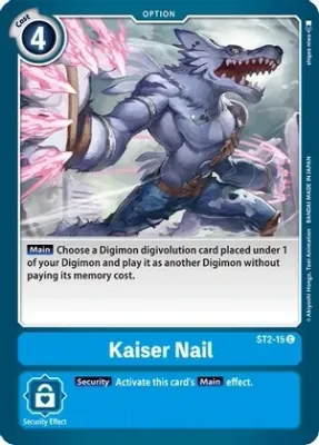SJ Kaiser Nail - Starter Deck 02: Cocytus Blue (ST-2) Starter Deck 02: Cocytus Blue Foil