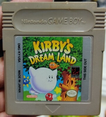 SJF Kirby Dream Land Nintendo Game Boy Cartucho