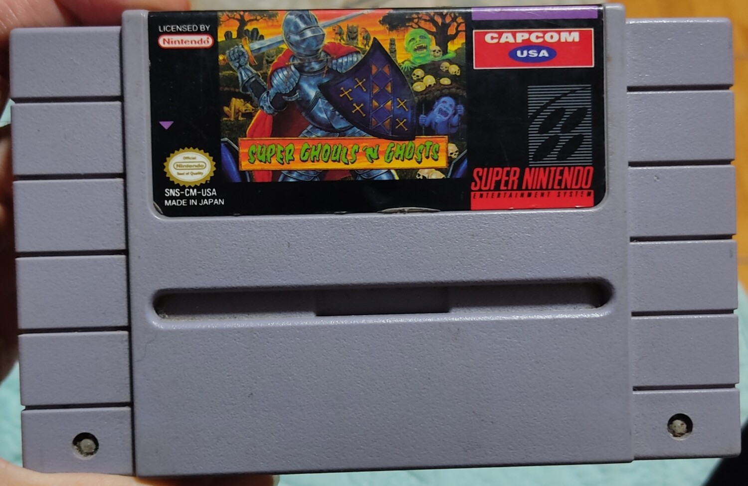 SH1 Super Ghouls N Ghosts Super Nintendo