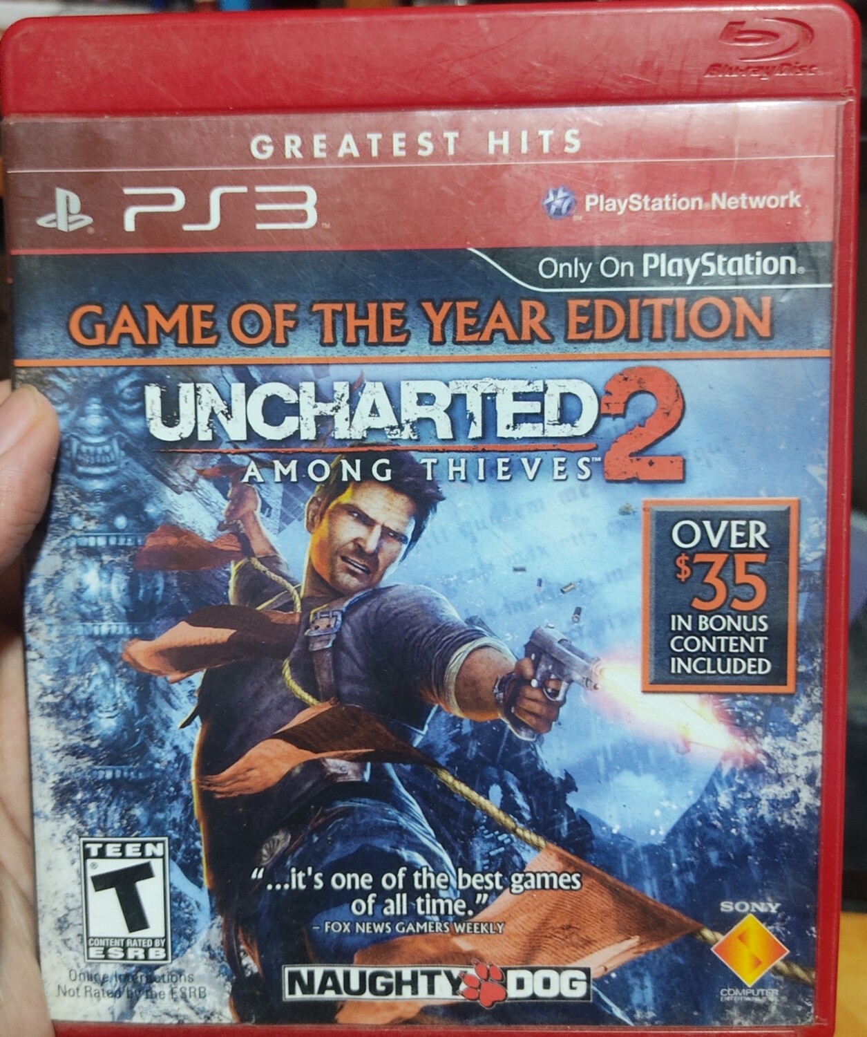 SJ1 Uncharted 2 Playstation 3 Usado Completo