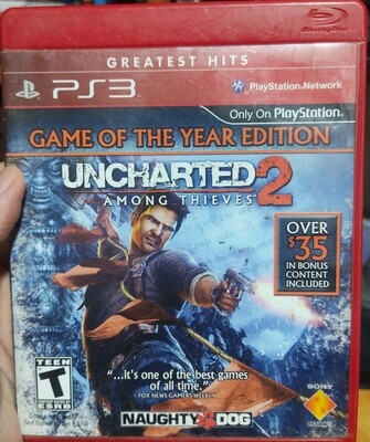 SJ1 Uncharted 2 Playstation 3 Usado Completo