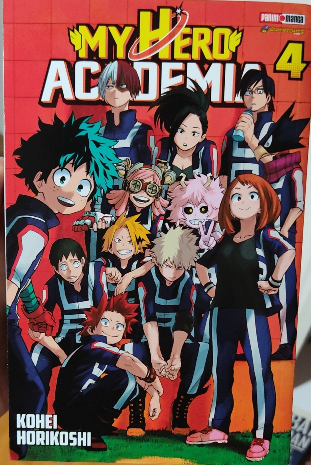SJ2 My Hero Academia Manga Volumen 4 Espanol Panini