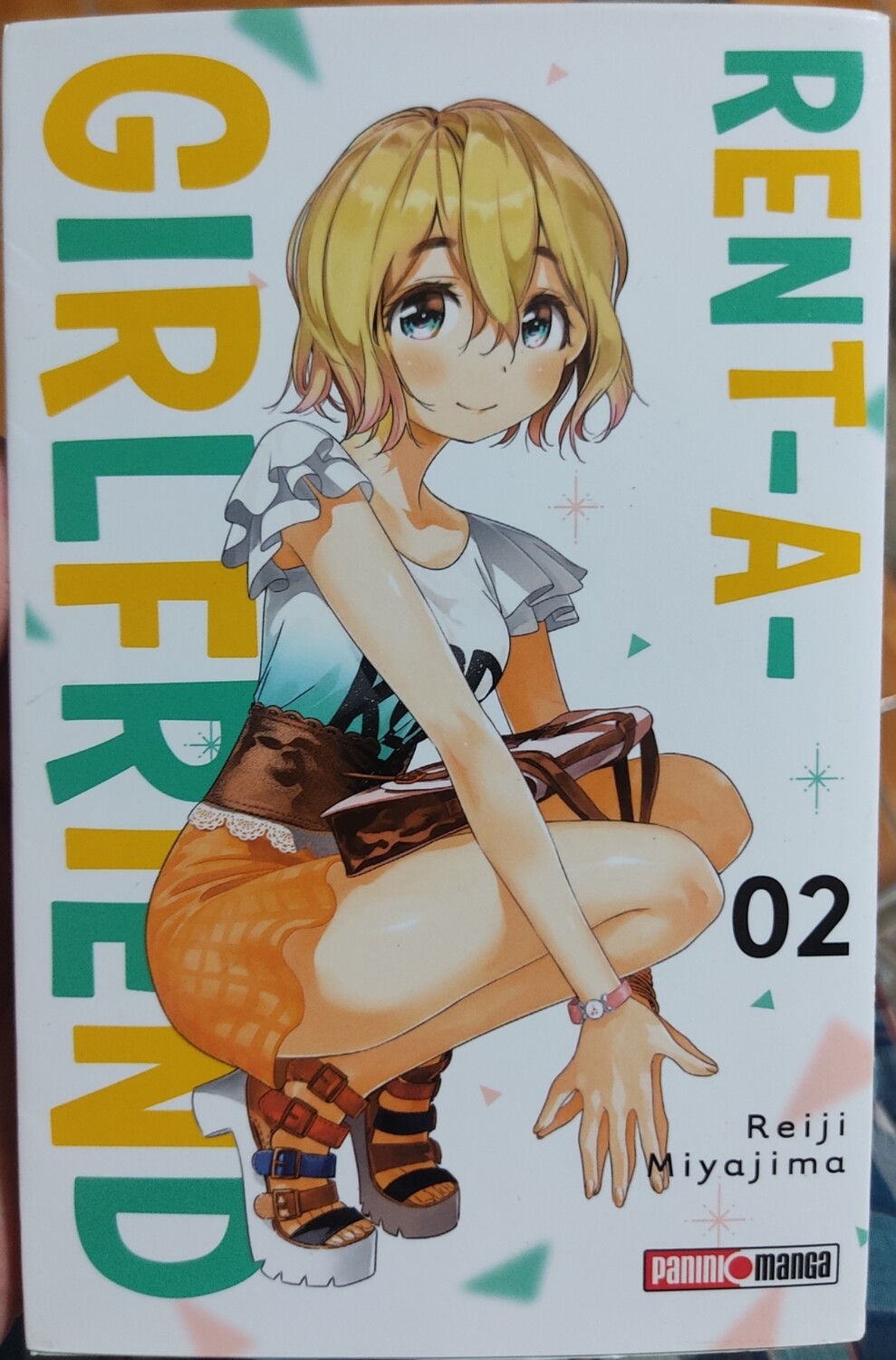 SJ2  Rent a Girlfriend Manga Volumen 2 Espanol Panini