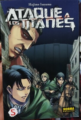 SH23 Attack on Titan Manga Volumen 5 Español Norma