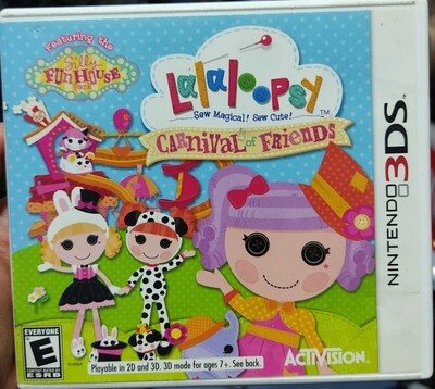 SHX2 Lalaloopsy Carnival of Friends Nintendo 3DS Usado Completo