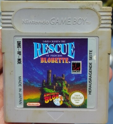 BAFV1 David Crane The Rescue of Princess Blobette Game Boy