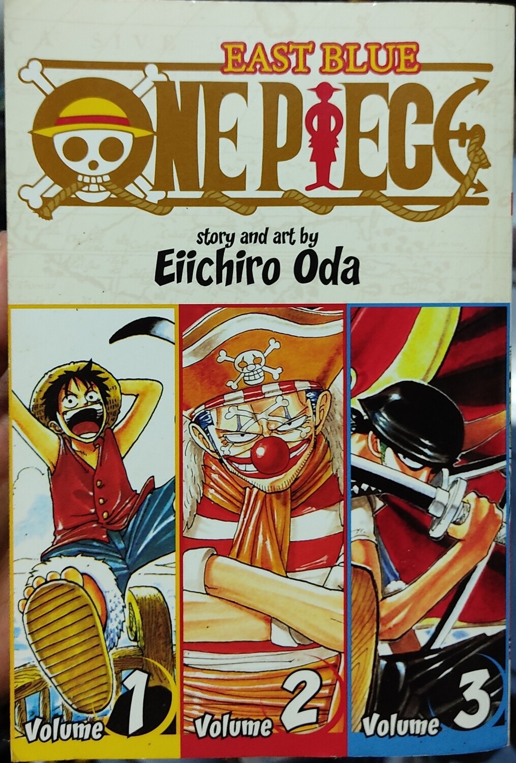 SJ2 One Piece Manga Volumen 1 2 3 Ingles Viz Media