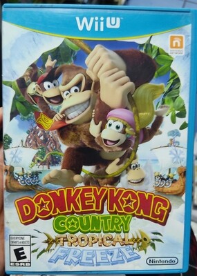 SH20 Donkey Kong Country Tropical Freeze Nintendo Wii U Usado Completo