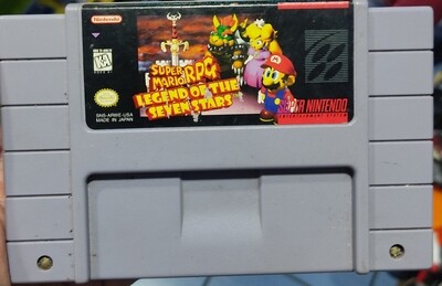 SJF Super Mario RPG Legend of the Seven Stars Super Nintendo Cartucho