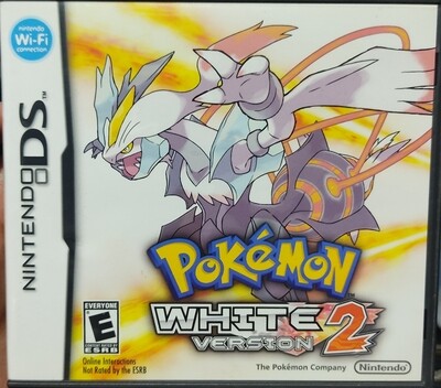 SJ6 Pokemon White 2 Nintendo DS Usado Completo