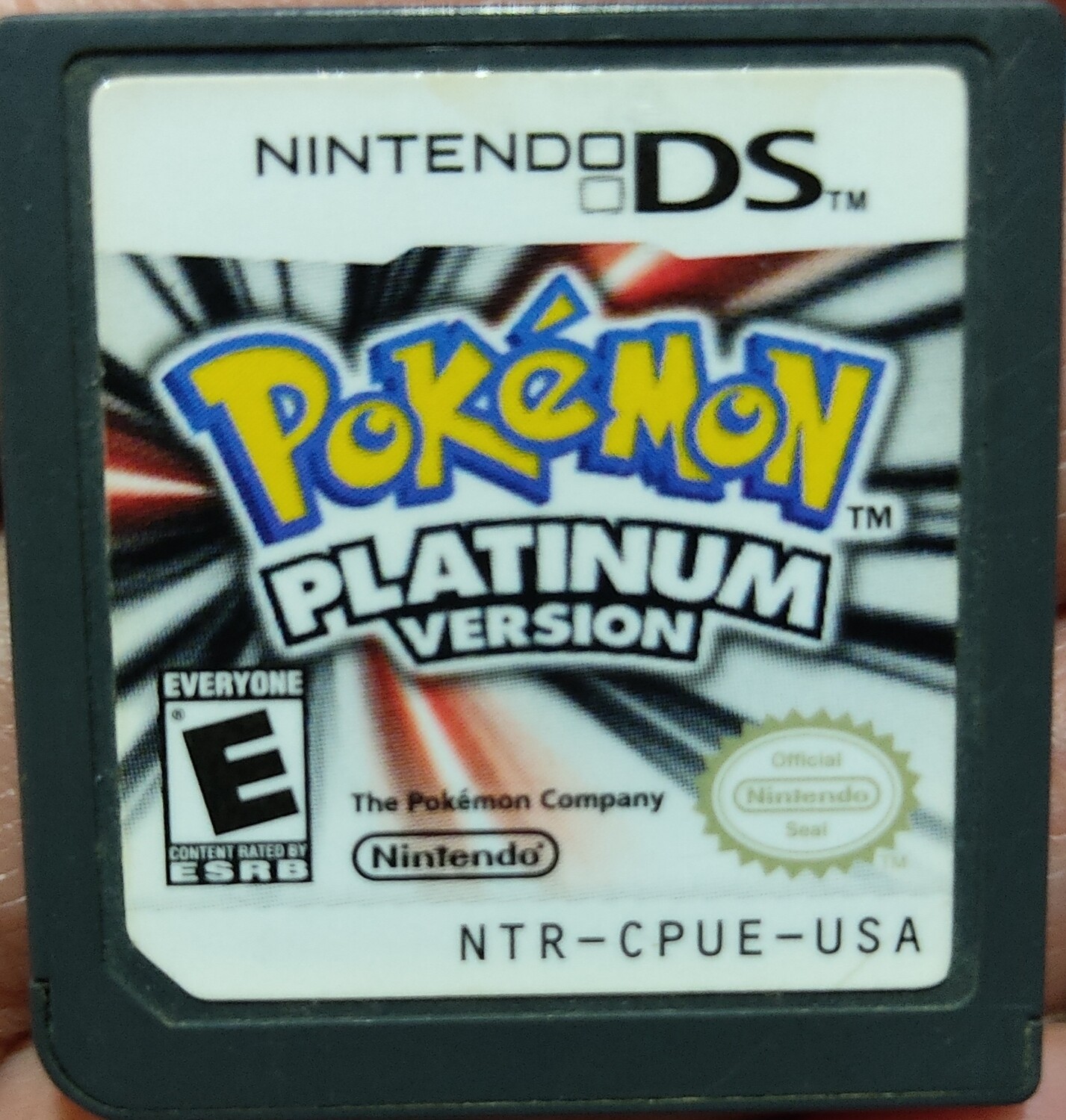 SJ1 Pokemon Platinum Nintendo DS Cartucho